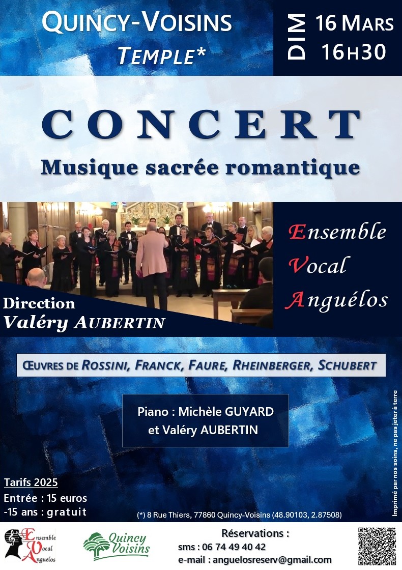 Affiche concert mars 2025