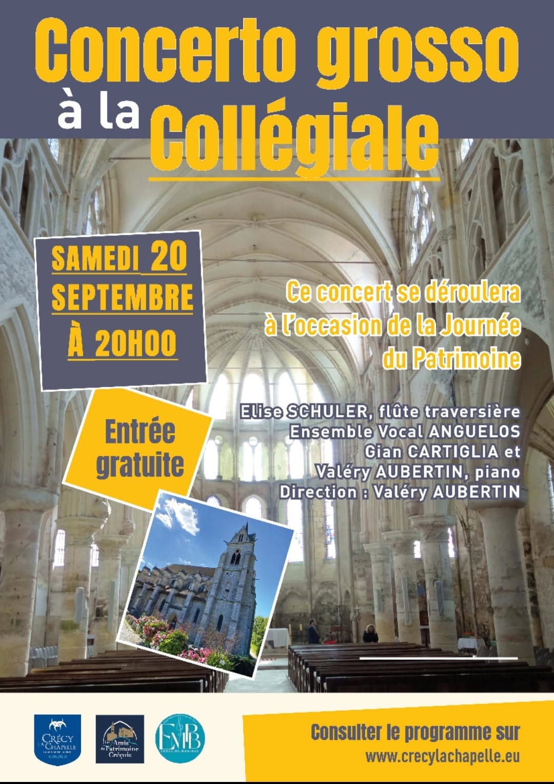 Affiche concert septembre 2025